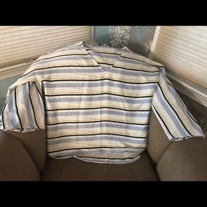 Blue stripped blouse